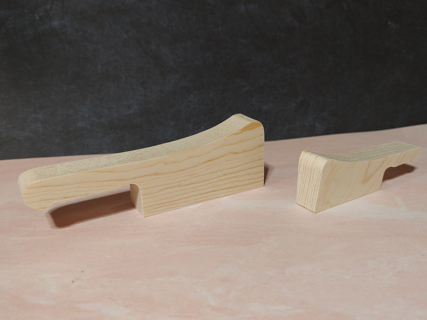 Unfinished Wooden Cleaver  Cutout