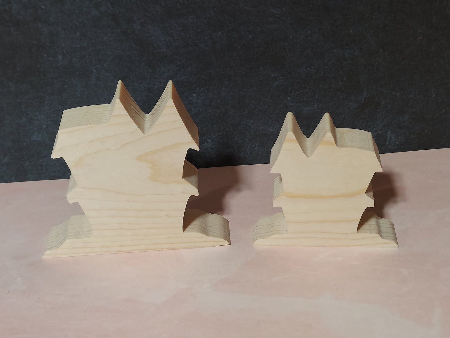 Unfinished Wooden Haunted House Cutout