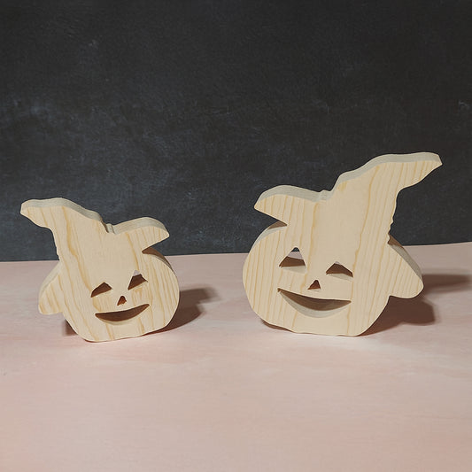 Unfinished Wooden Pumpkin Cutout
