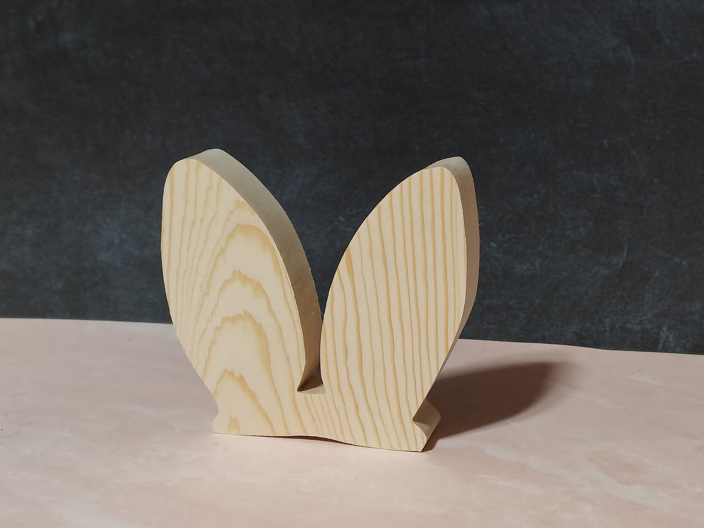 Unfinished Wooden Bunny Ears Cutout