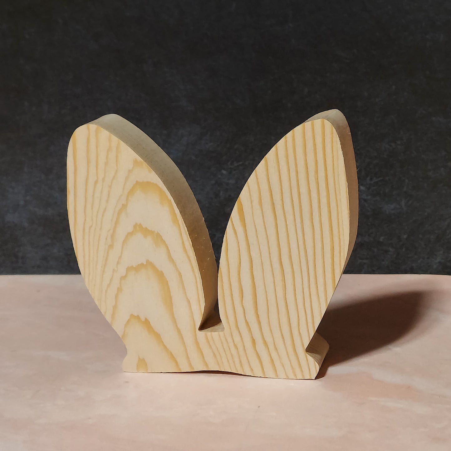 Unfinished Wooden Bunny Ears Cutout