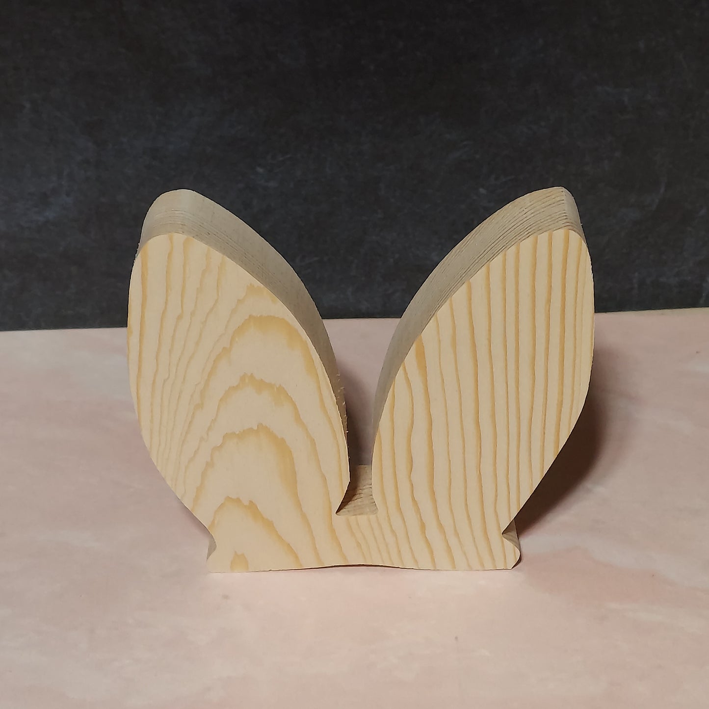 Unfinished Wooden Bunny Ears Cutout