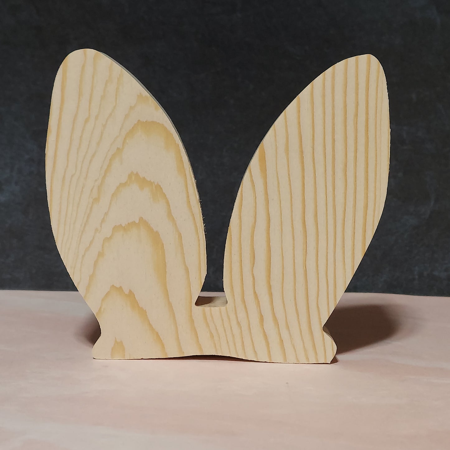 Unfinished Wooden Bunny Ears Cutout