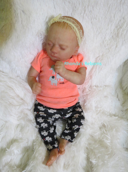 Ashley Sleeping - Custom Reborn Baby