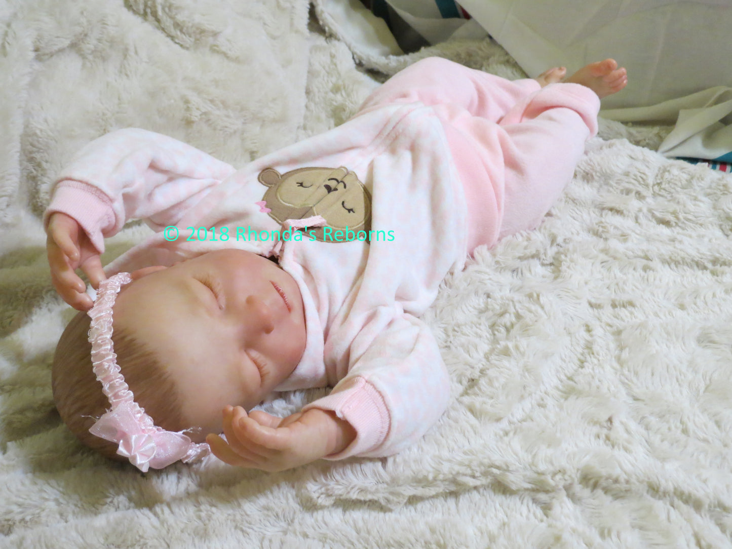 Brittany Sleeping - Custom Reborn Baby