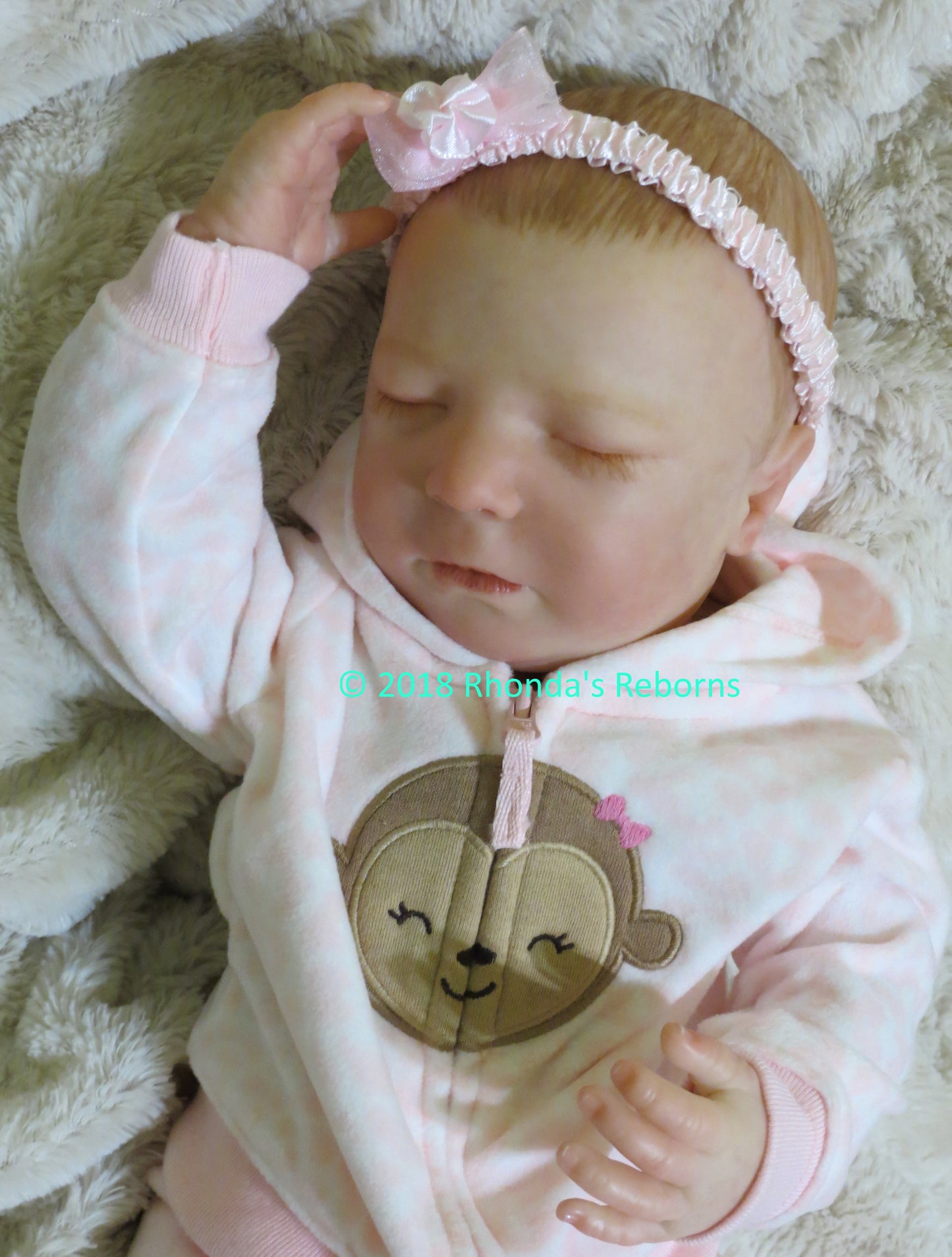 Brittany Sleeping - Custom Reborn Baby