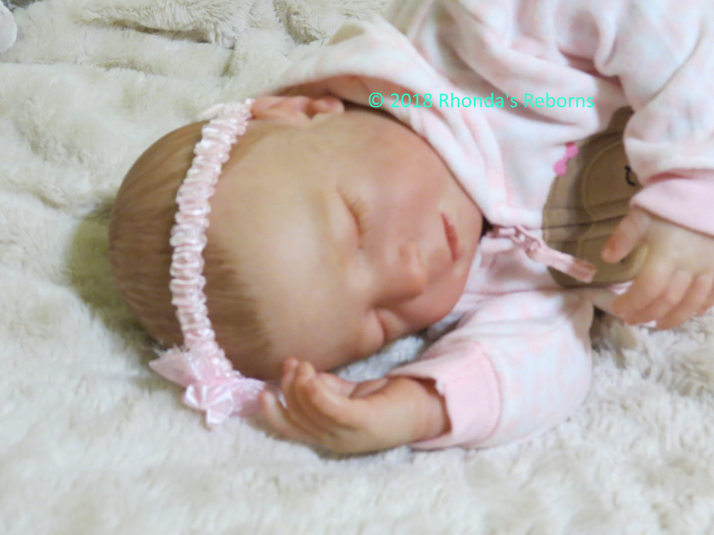 Brittany Sleeping - Custom Reborn Baby