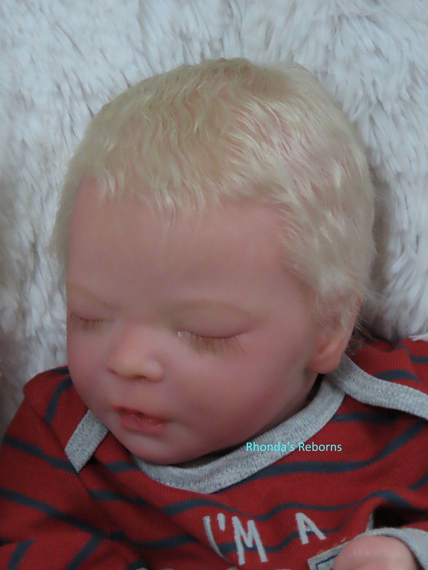 Darren Sleeping - Custom Reborn Baby