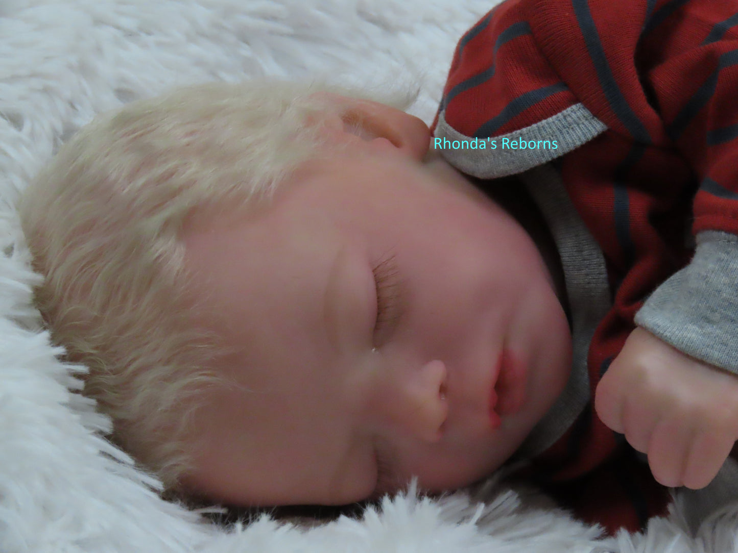 Darren Sleeping - Custom Reborn Baby
