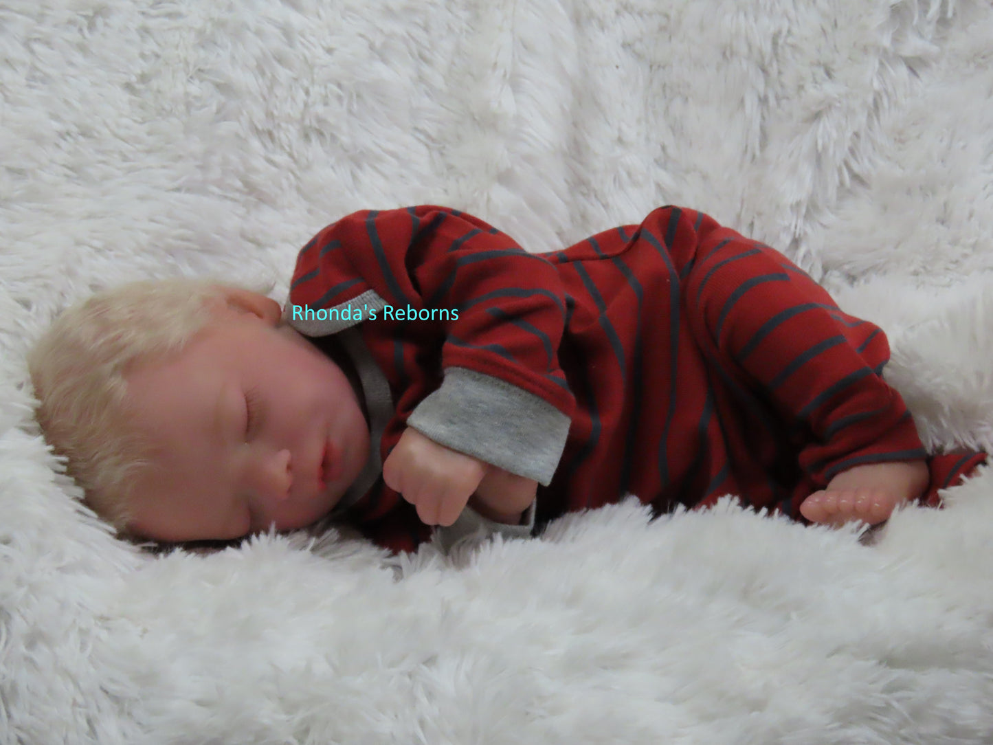 Darren Sleeping - Custom Reborn Baby