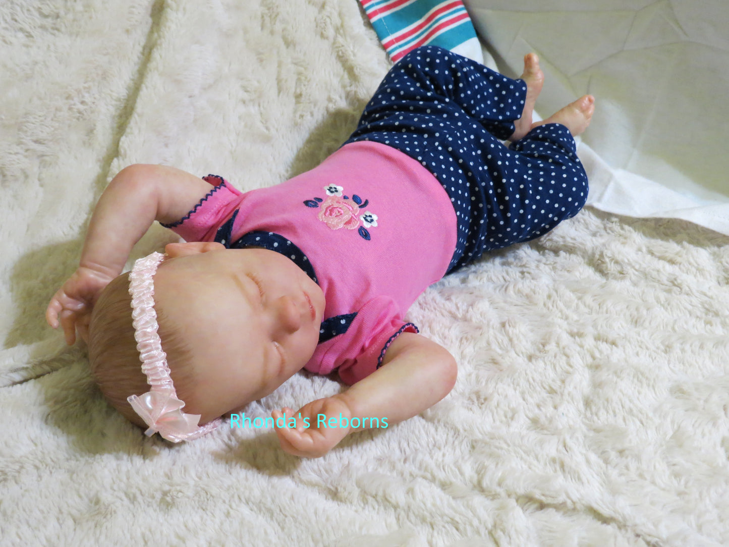 Evelyn Sleeping - Custom Reborn Baby