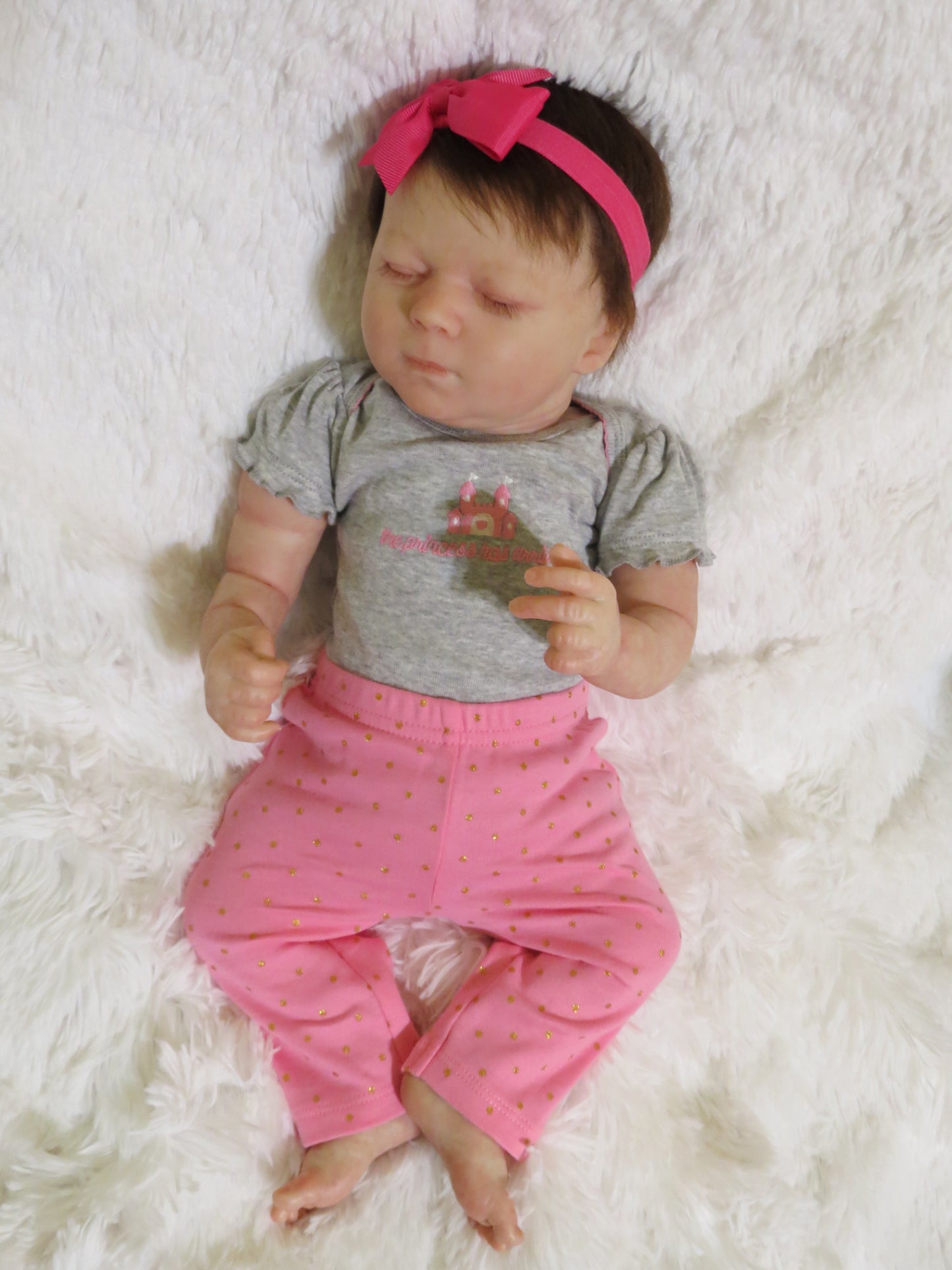 Kimberly Sleeping - Custom Reborn Baby