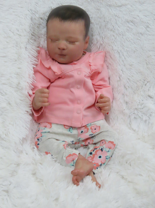 Kimberly Sleeping - Custom Reborn Baby