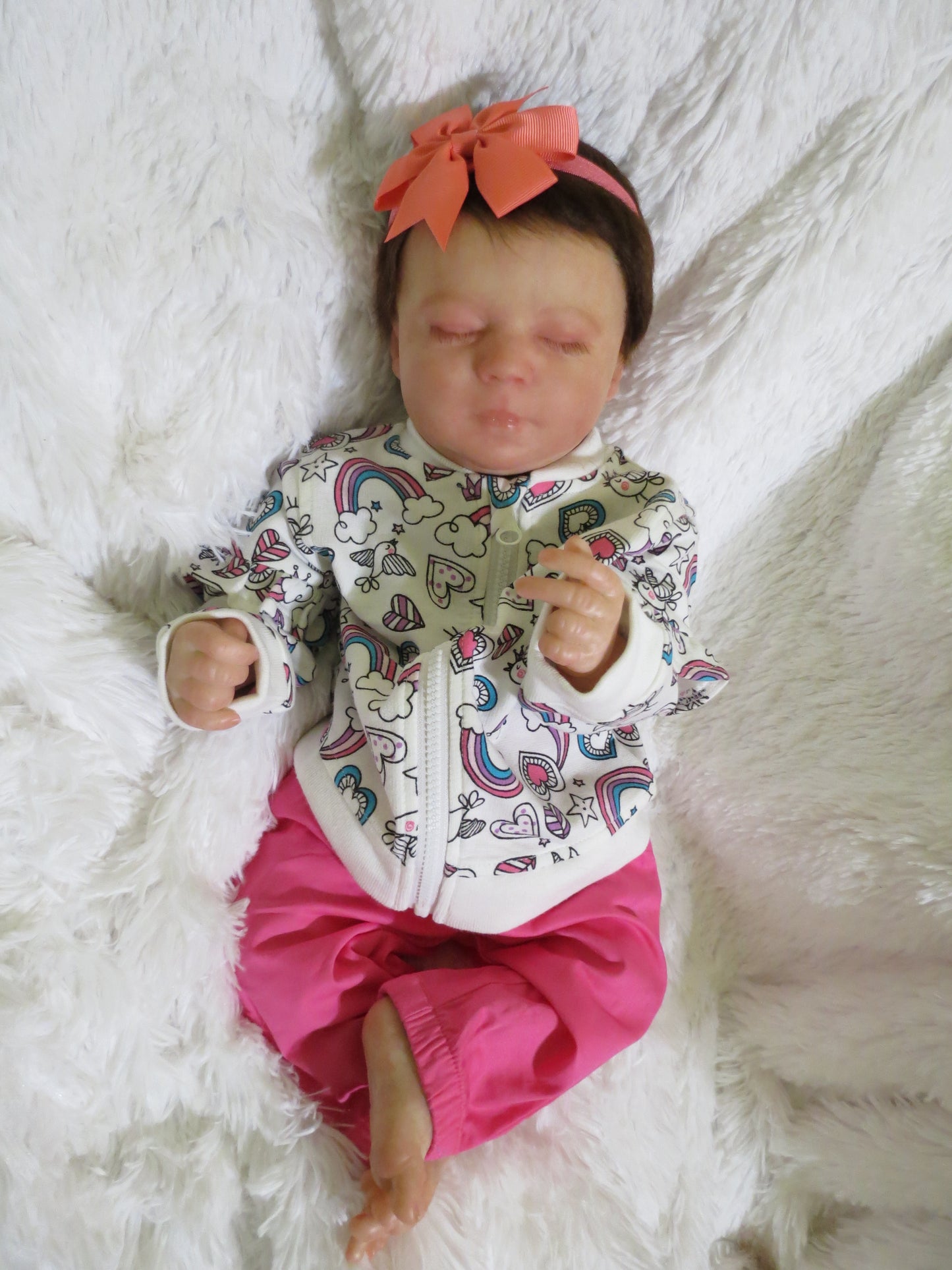 Kimberly Sleeping - Custom Reborn Baby