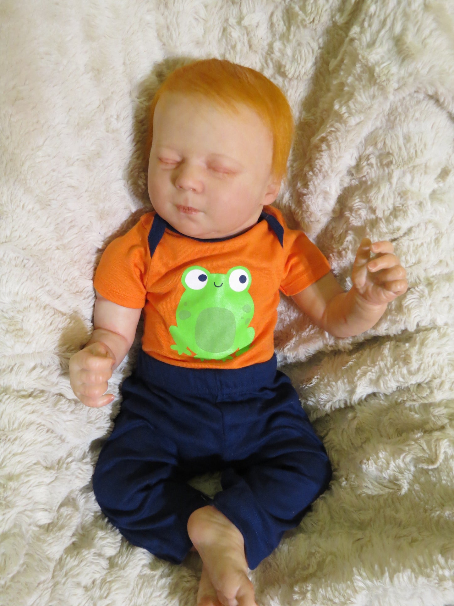 Kimberly Sleeping - Custom Reborn Baby