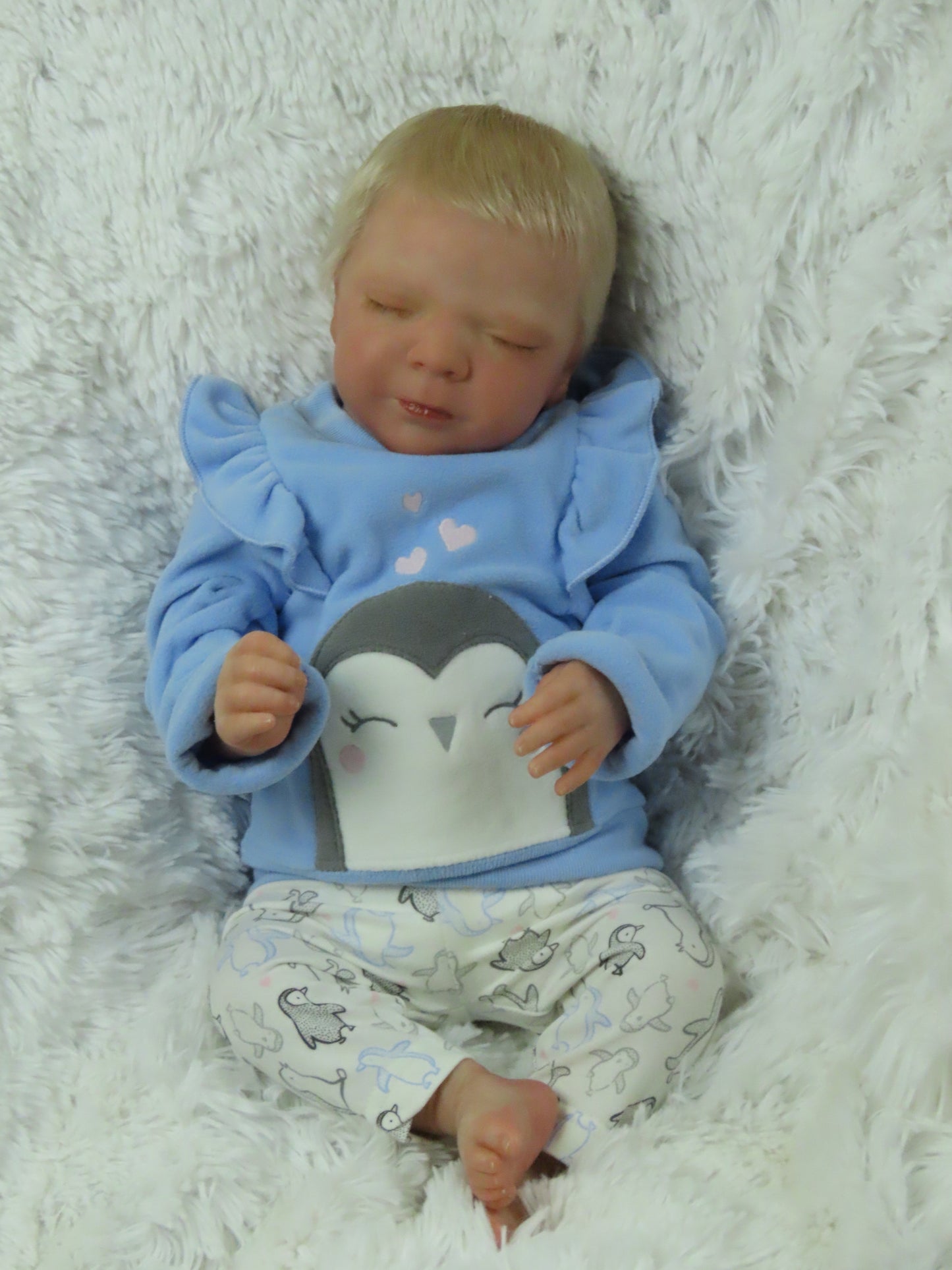Rebekah Sleeping - Custom Reborn Baby