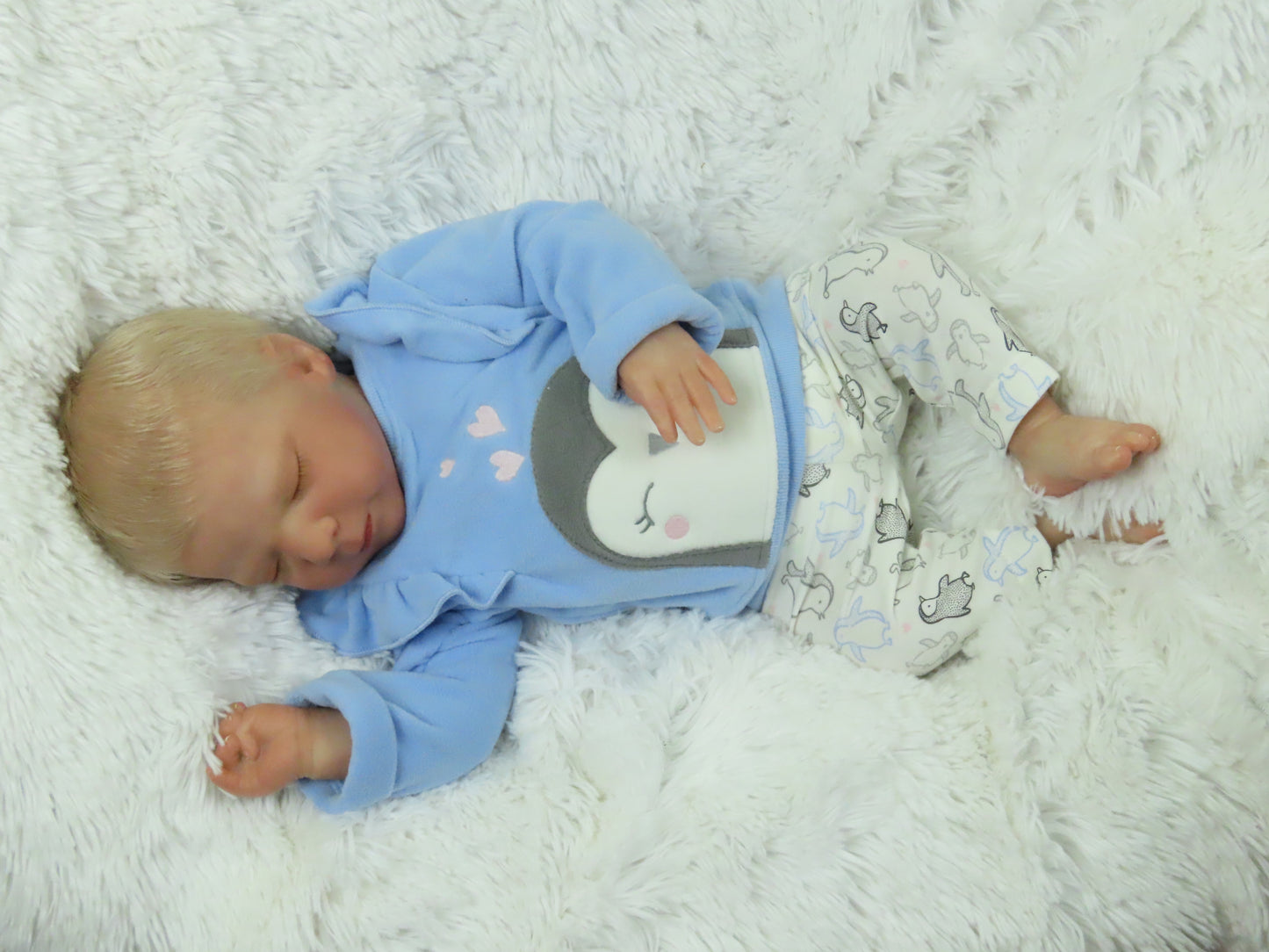 Rebekah Sleeping - Custom Reborn Baby