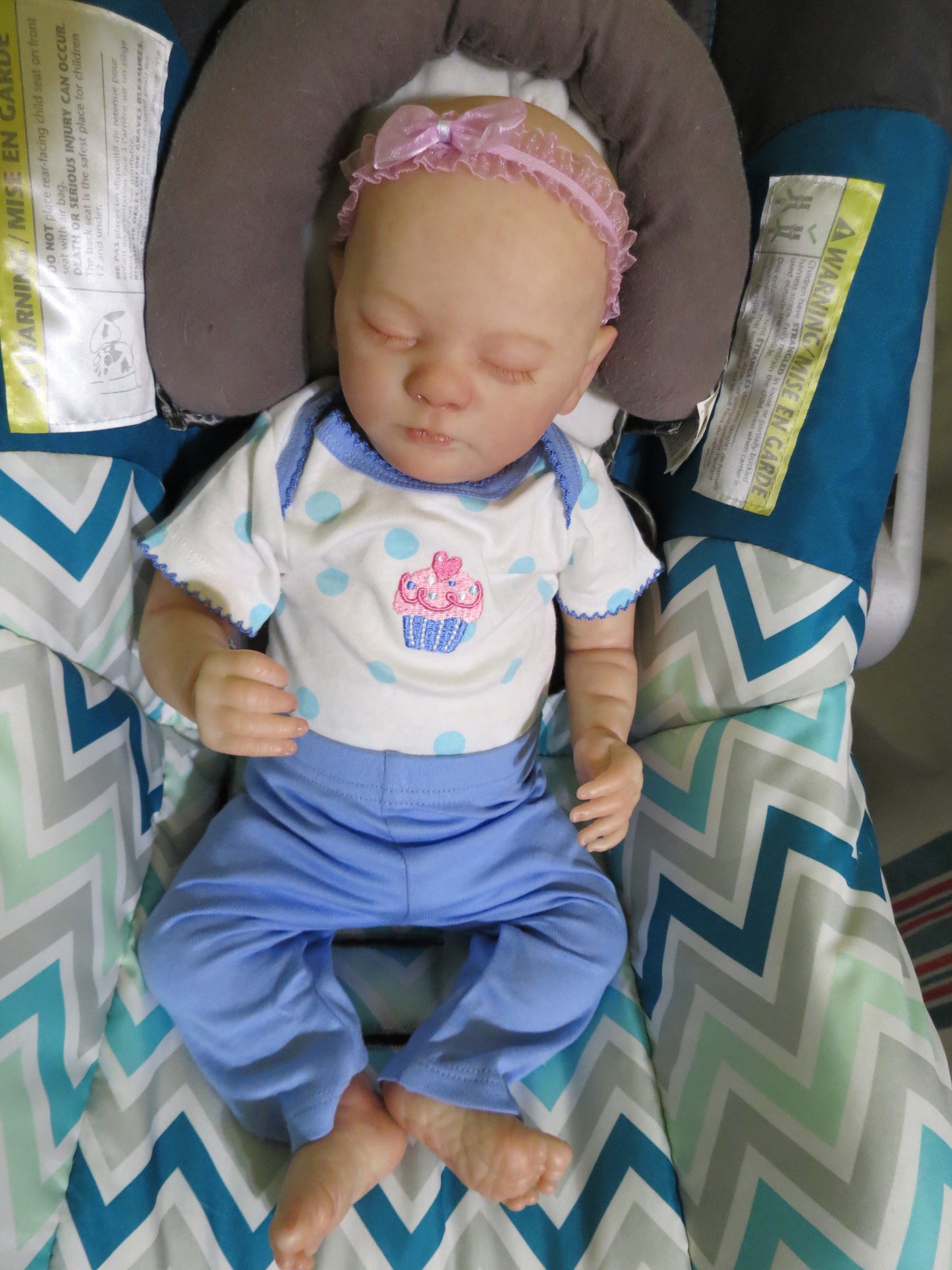 Evelyn Sleeping - Custom Reborn Baby