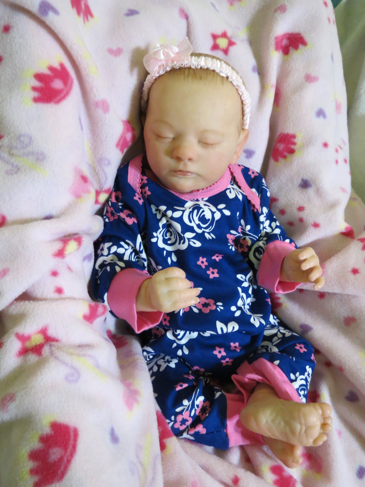 Evelyn Sleeping - Custom Reborn Baby
