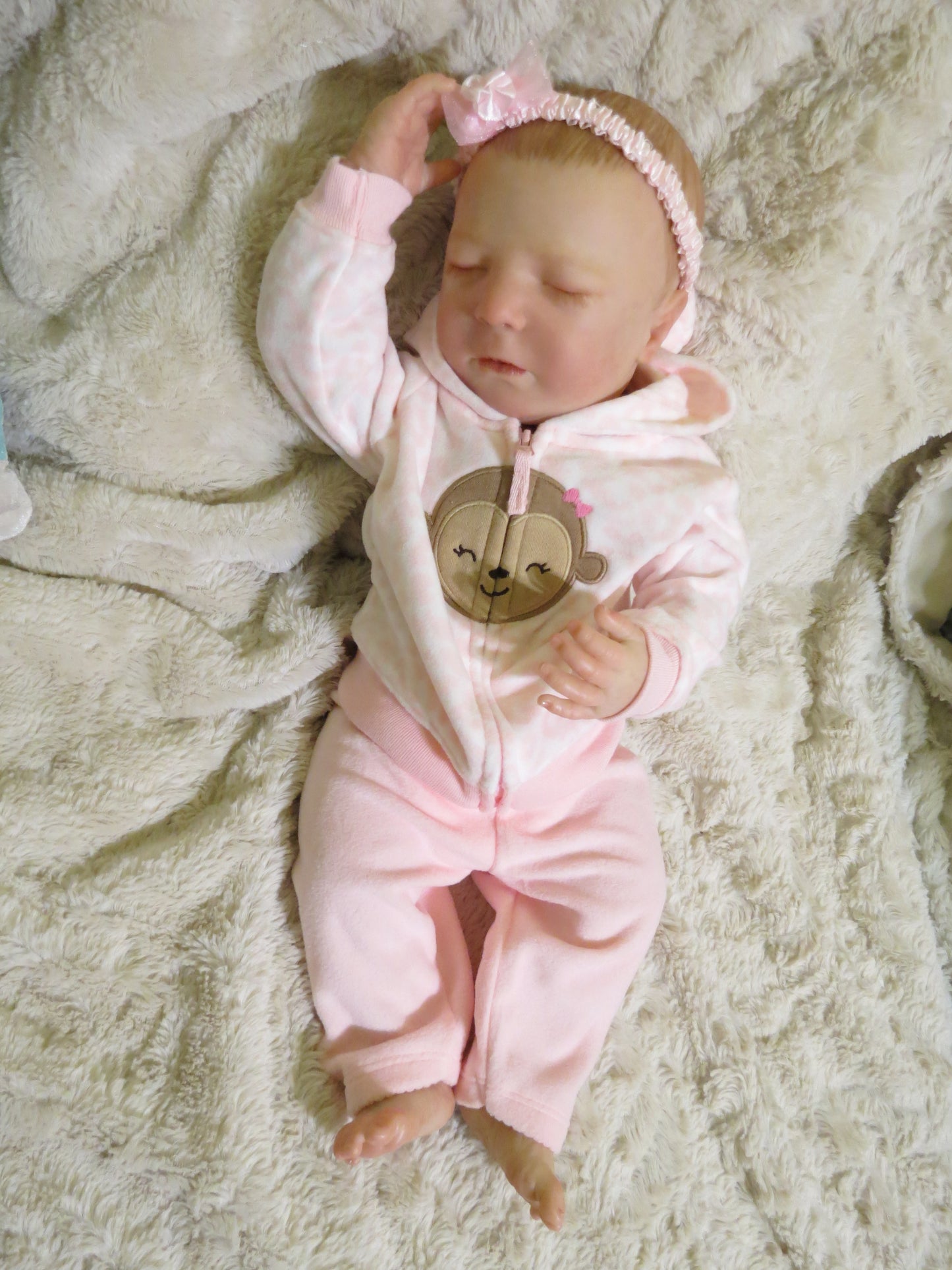 Brittany Sleeping - Custom Reborn Baby