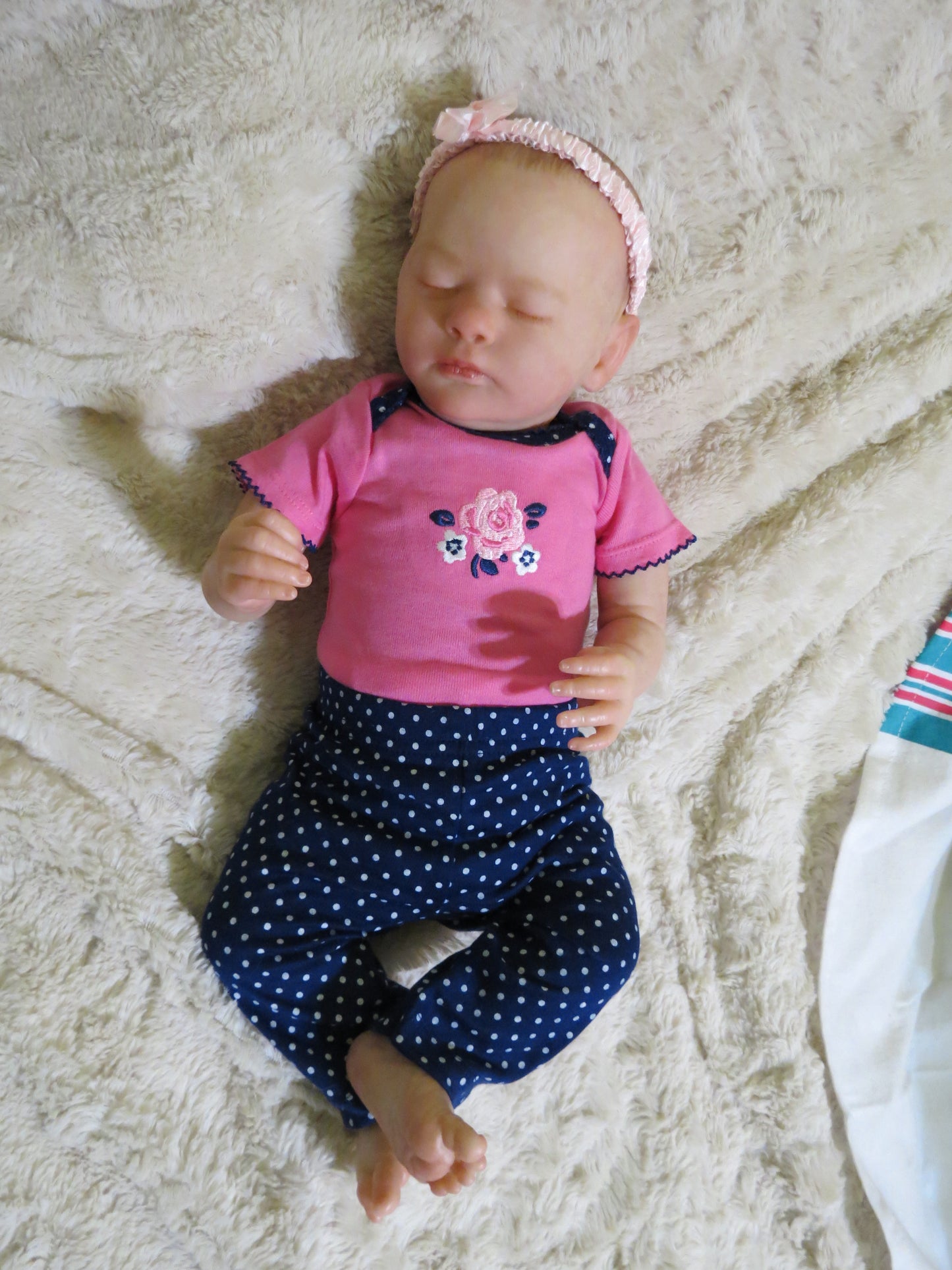 Evelyn Sleeping - Custom Reborn Baby