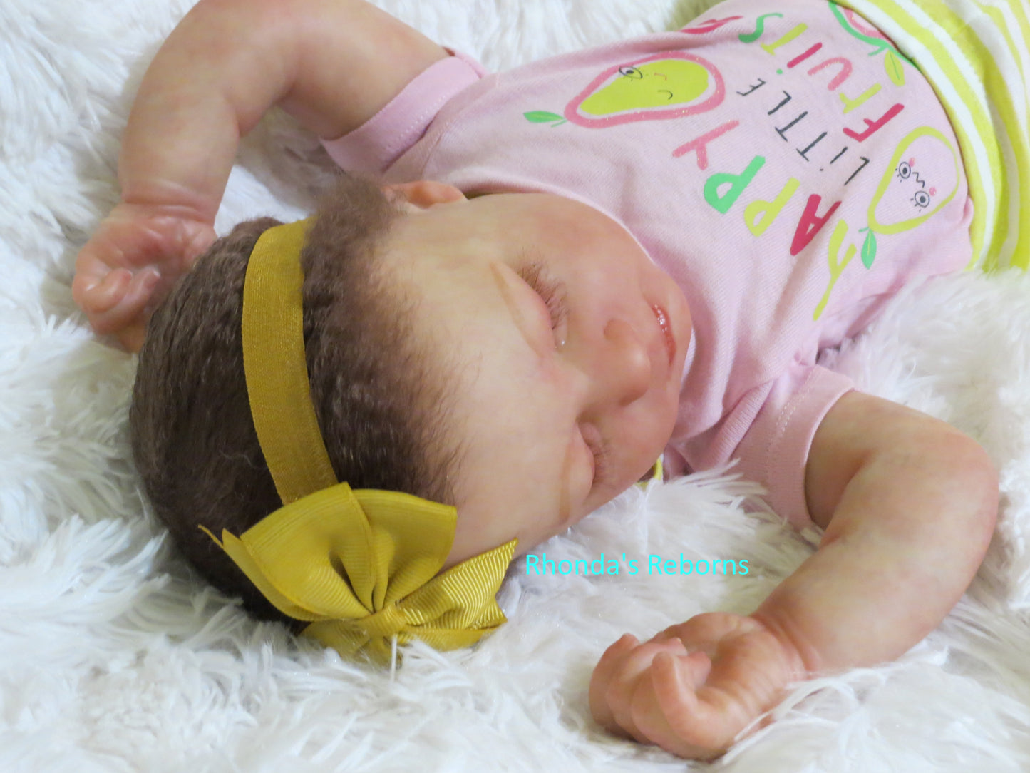 Kimberly Sleeping - Custom Reborn Baby