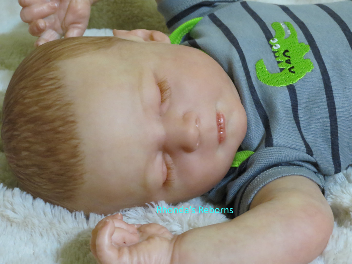 Kimberly Sleeping - Custom Reborn Baby