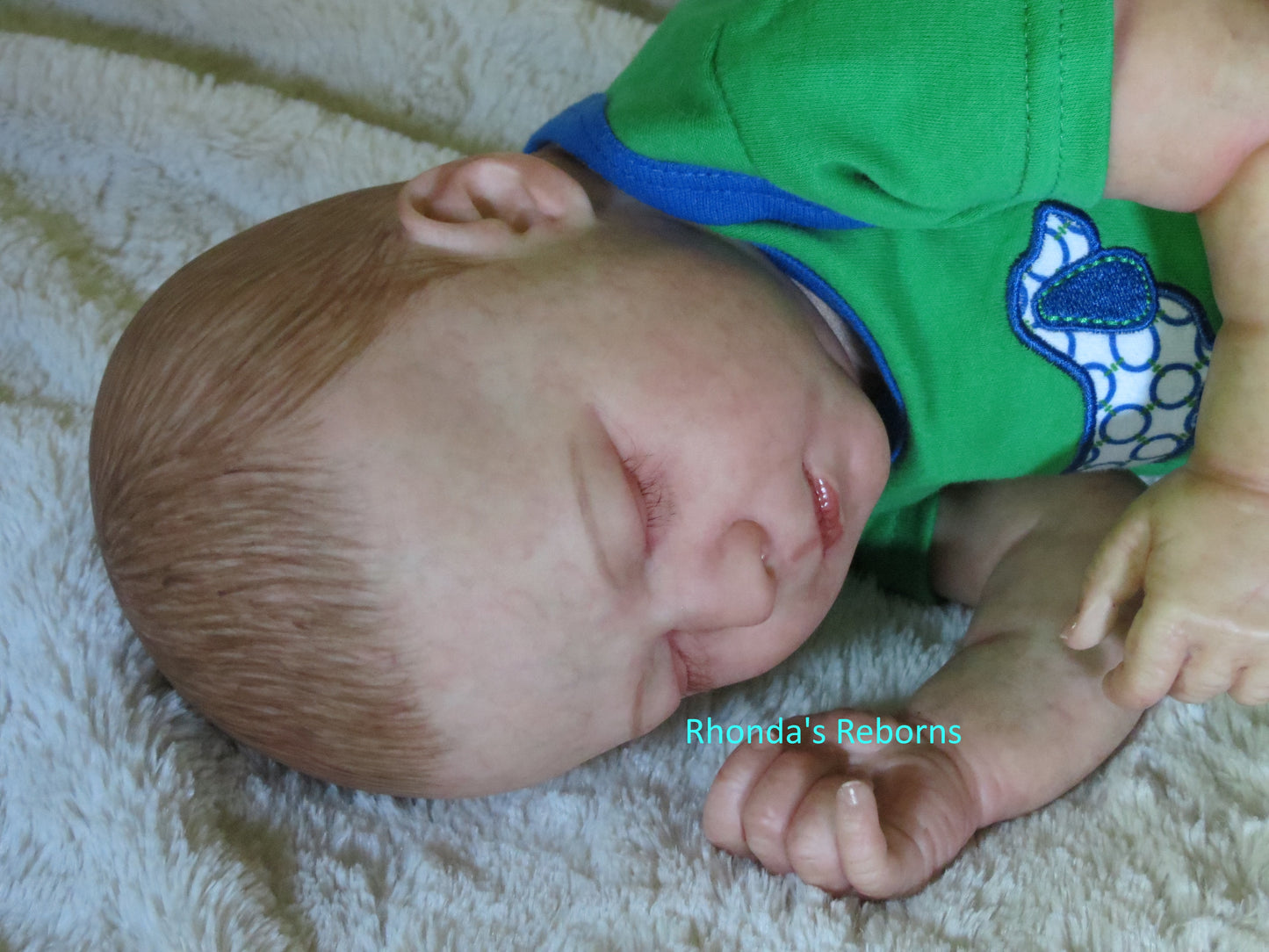 Kimberly Sleeping - Custom Reborn Baby