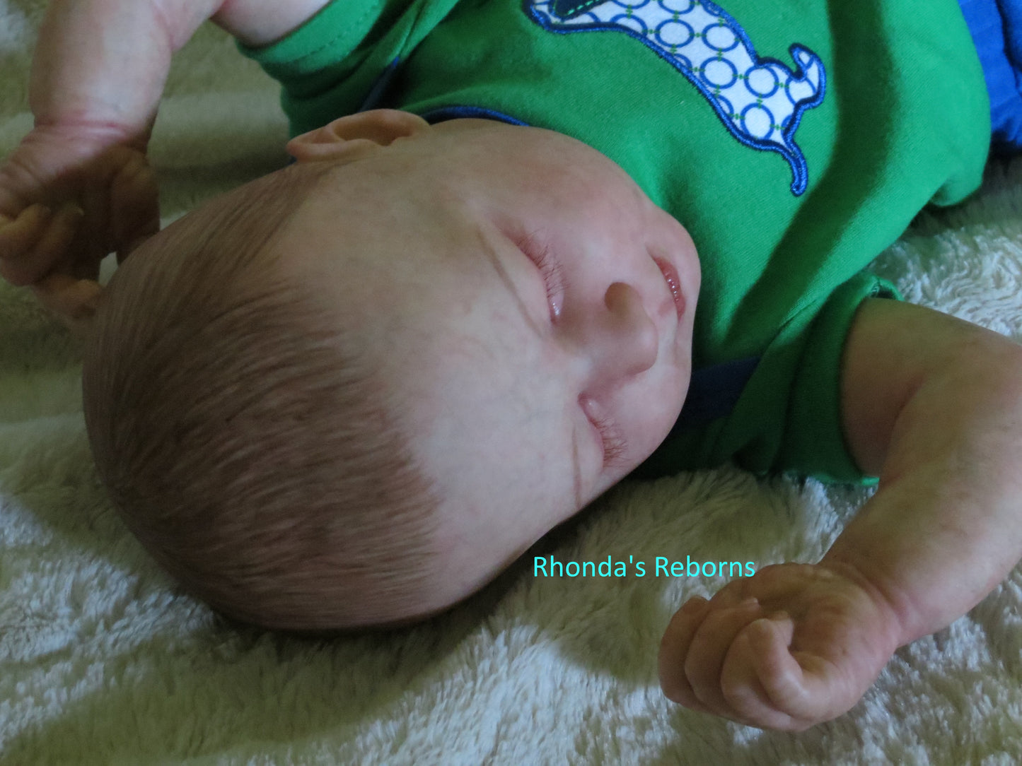 Kimberly Sleeping - Custom Reborn Baby