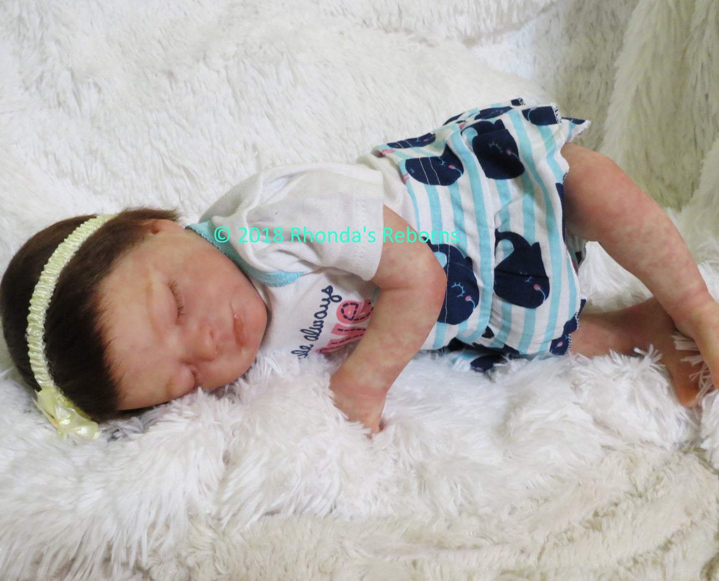 Macey Sleeping - Custom Reborn Baby