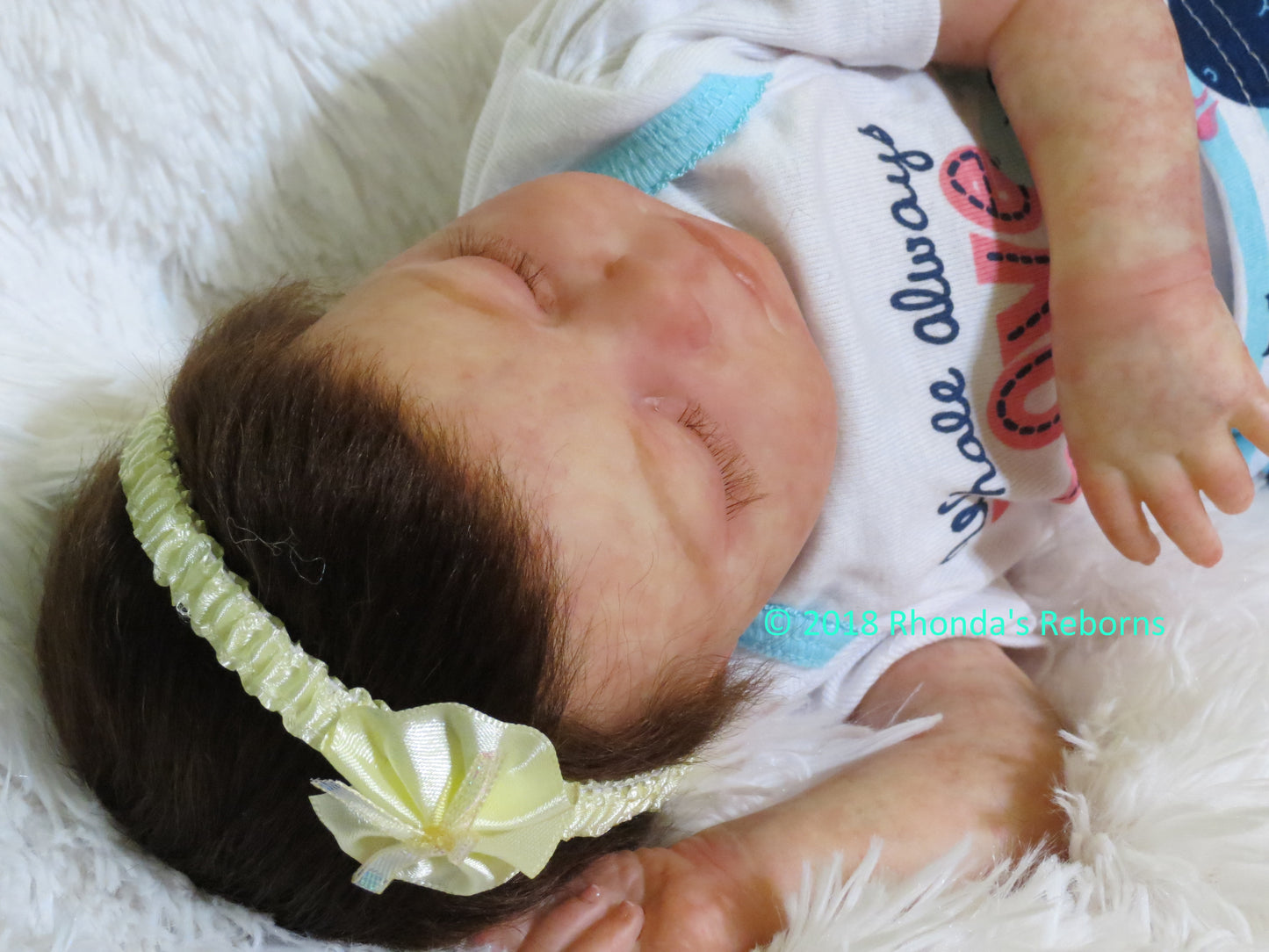 Macey Sleeping - Custom Reborn Baby
