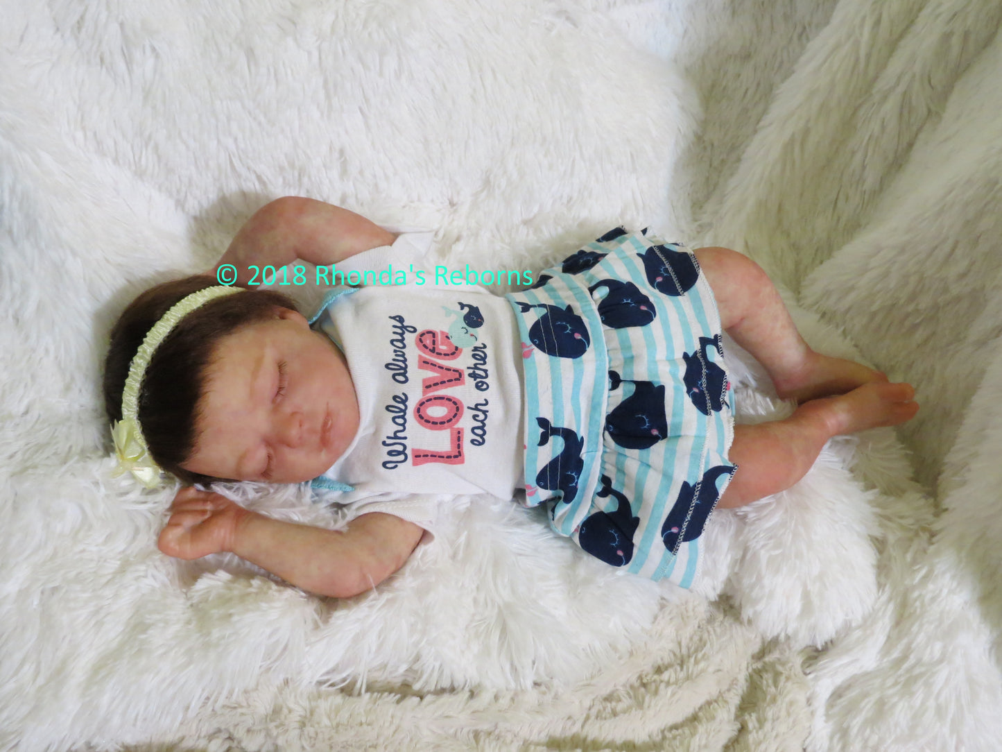 Macey Sleeping - Custom Reborn Baby