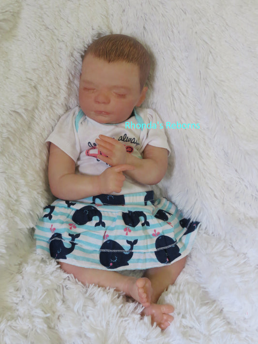 Madison Sleeping - Custom Reborn Baby