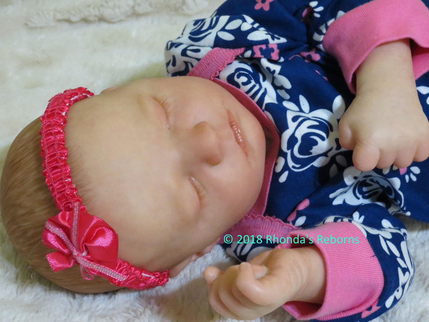 Quinn Sleeping - Custom Reborn Baby