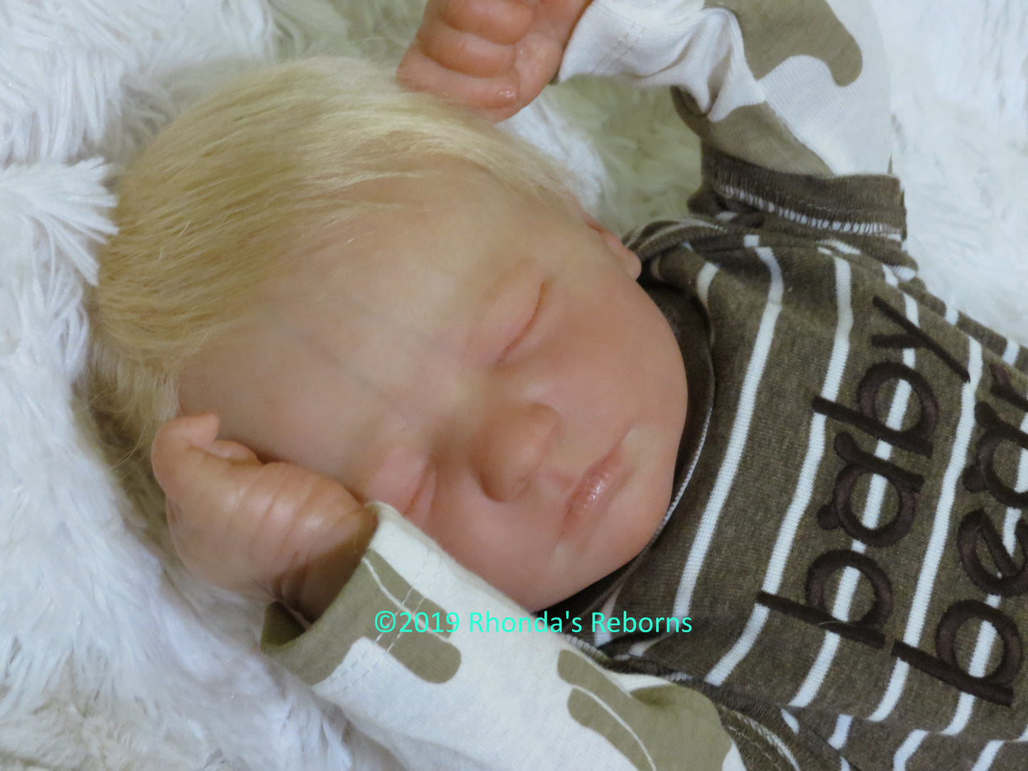 Quinn Sleeping - Custom Reborn Baby