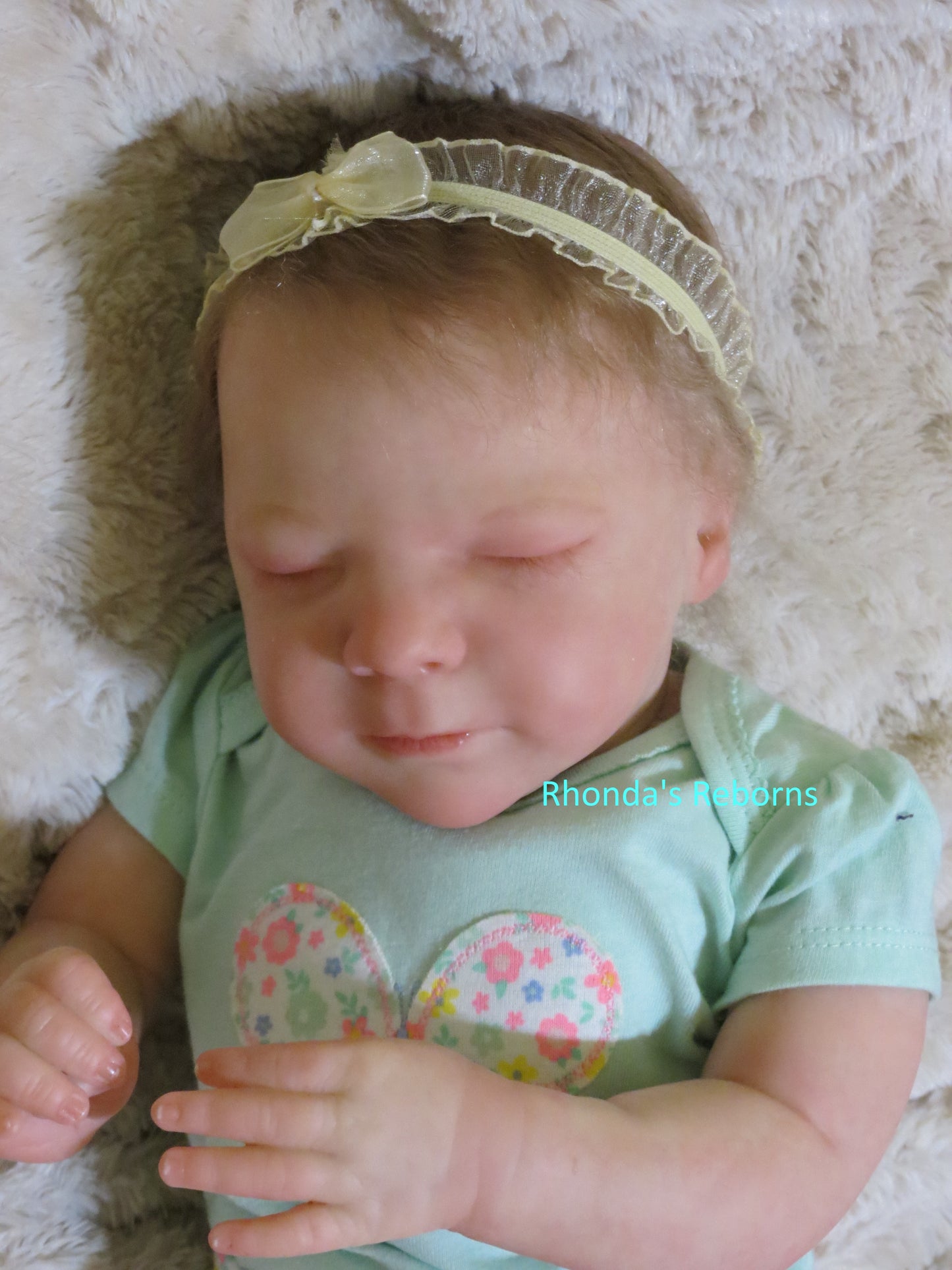 Rebekah Sleeping - Custom Reborn Baby