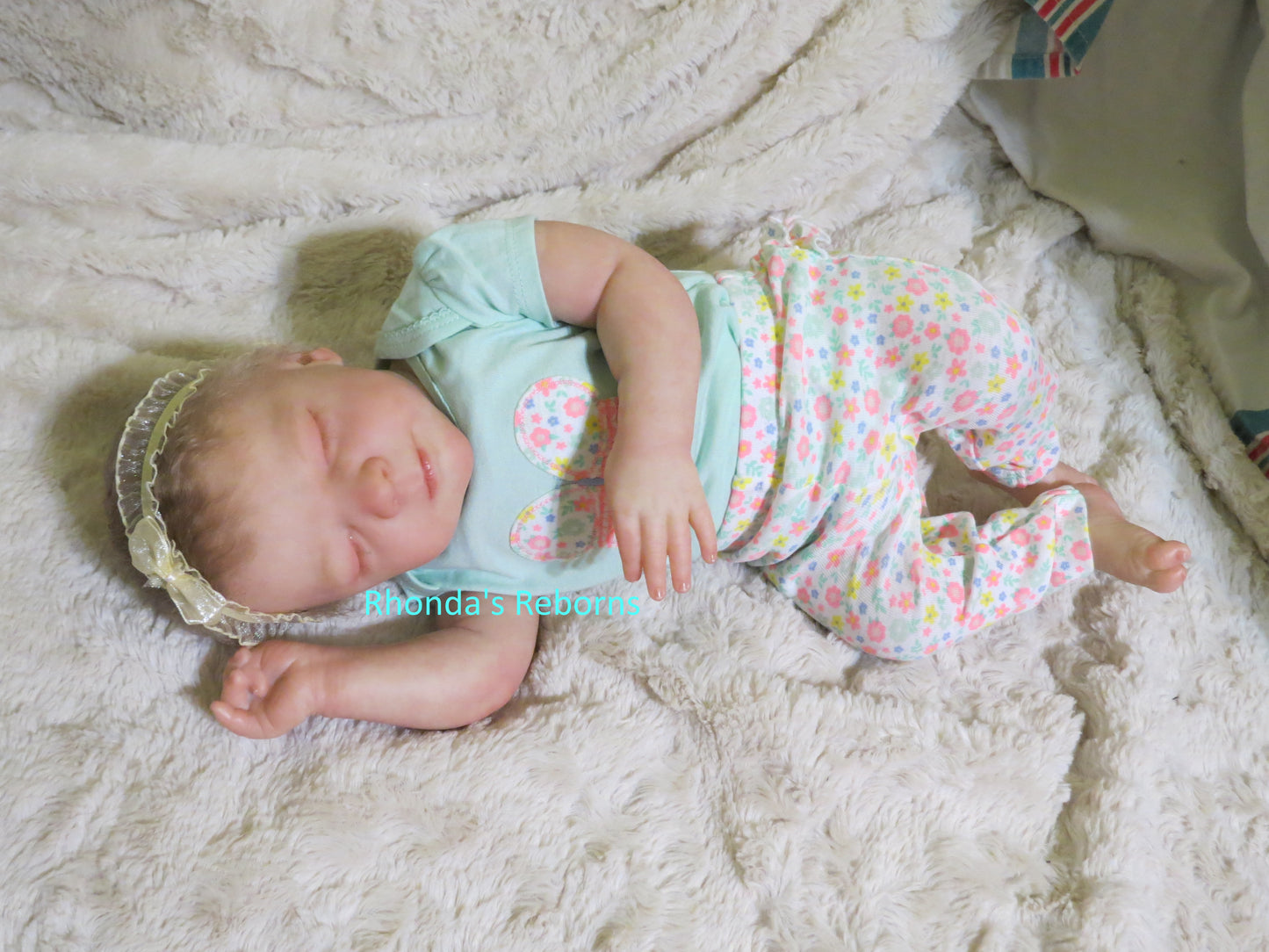 Rebekah Sleeping - Custom Reborn Baby
