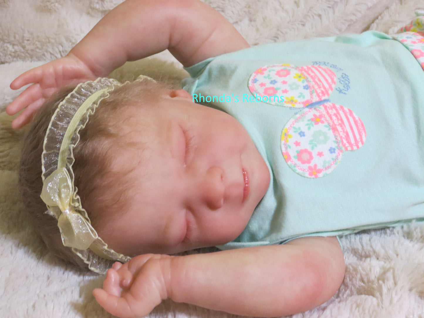 Rebekah Sleeping - Custom Reborn Baby