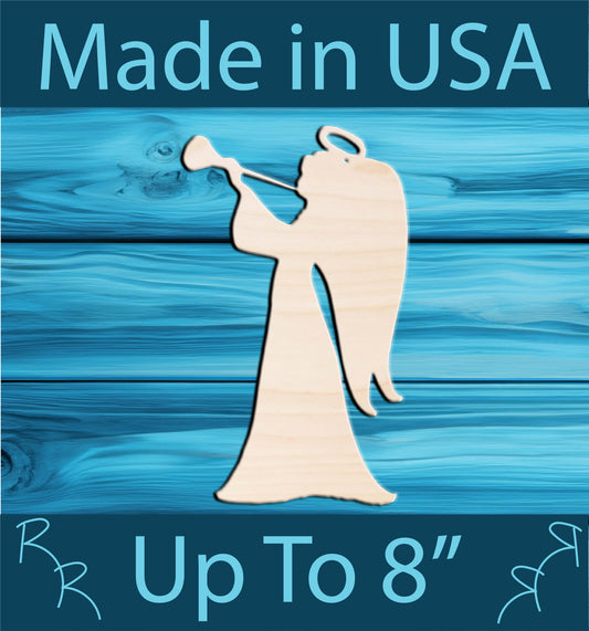 Unfinished Wood Angel Shape