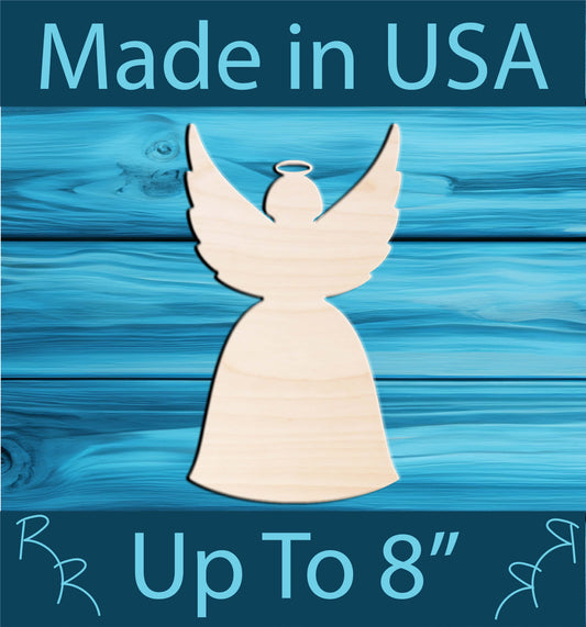Unfinished Wood Angel Shape