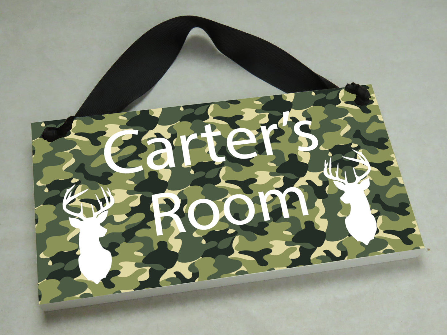 Camouflage Door Sign