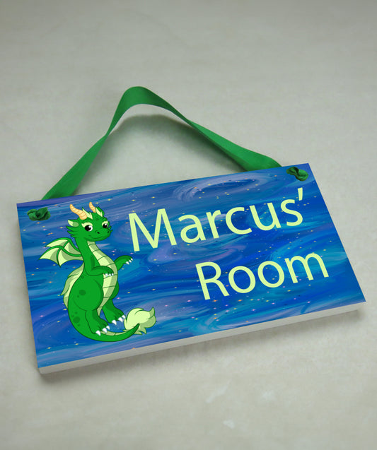 Green Dragon Door Sign