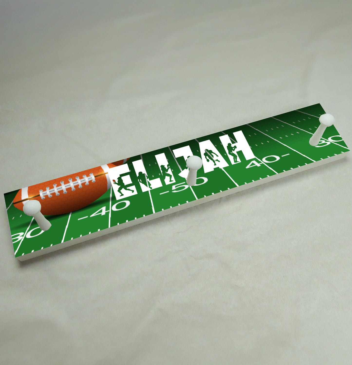 Football 2 Coat Rack