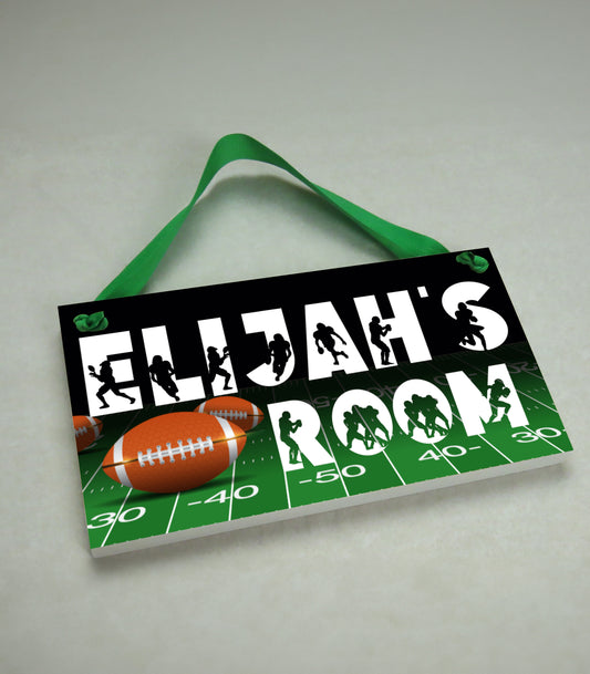 Football 2 Door Sign