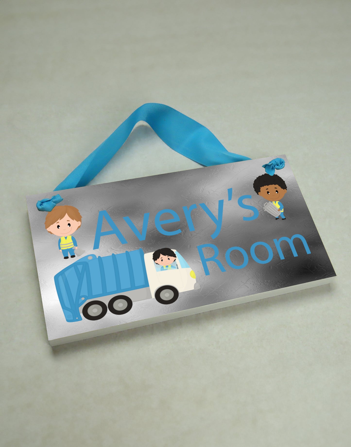 Garbage Truck Door Sign