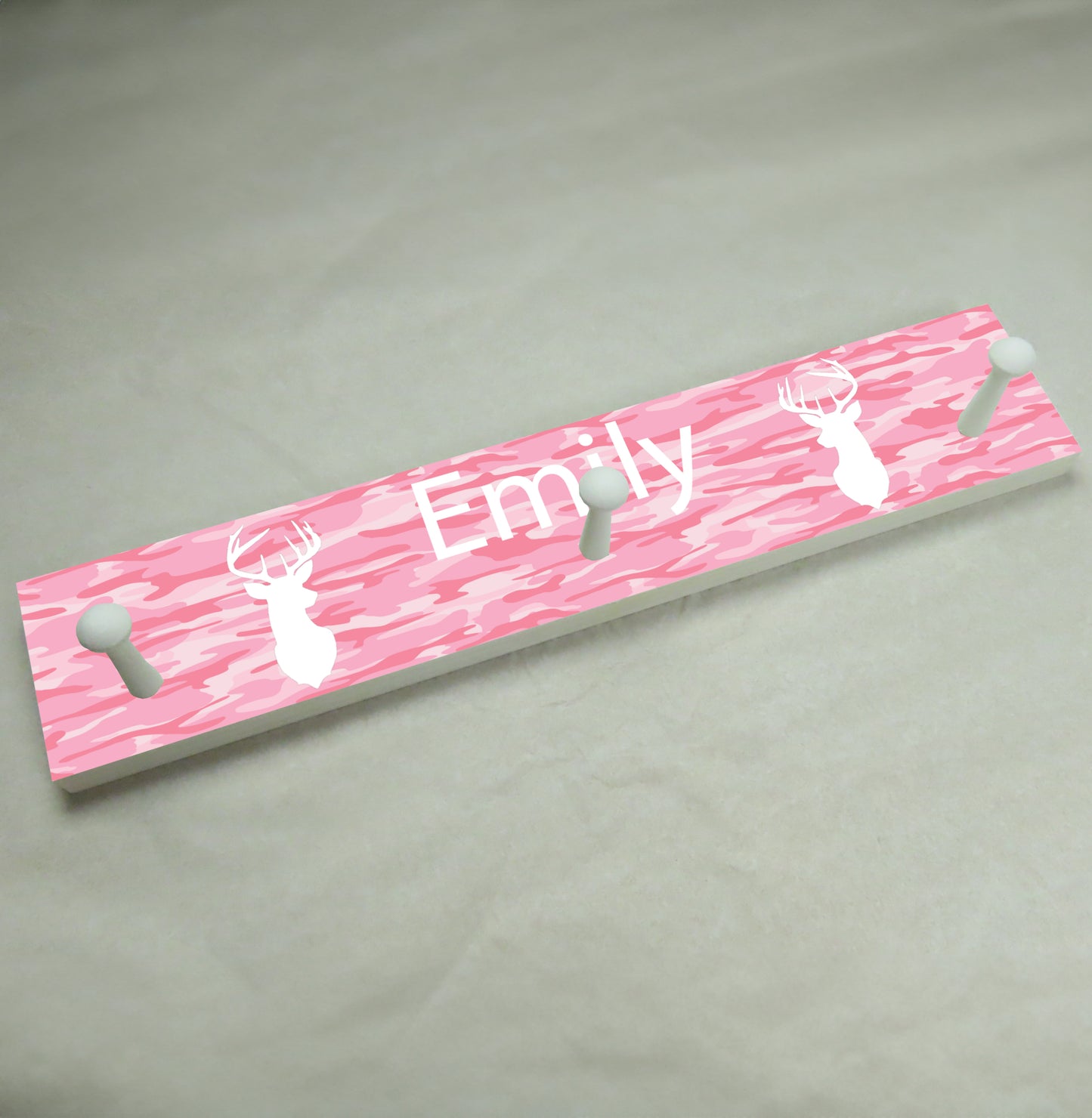 Pink Camo Coat Rack