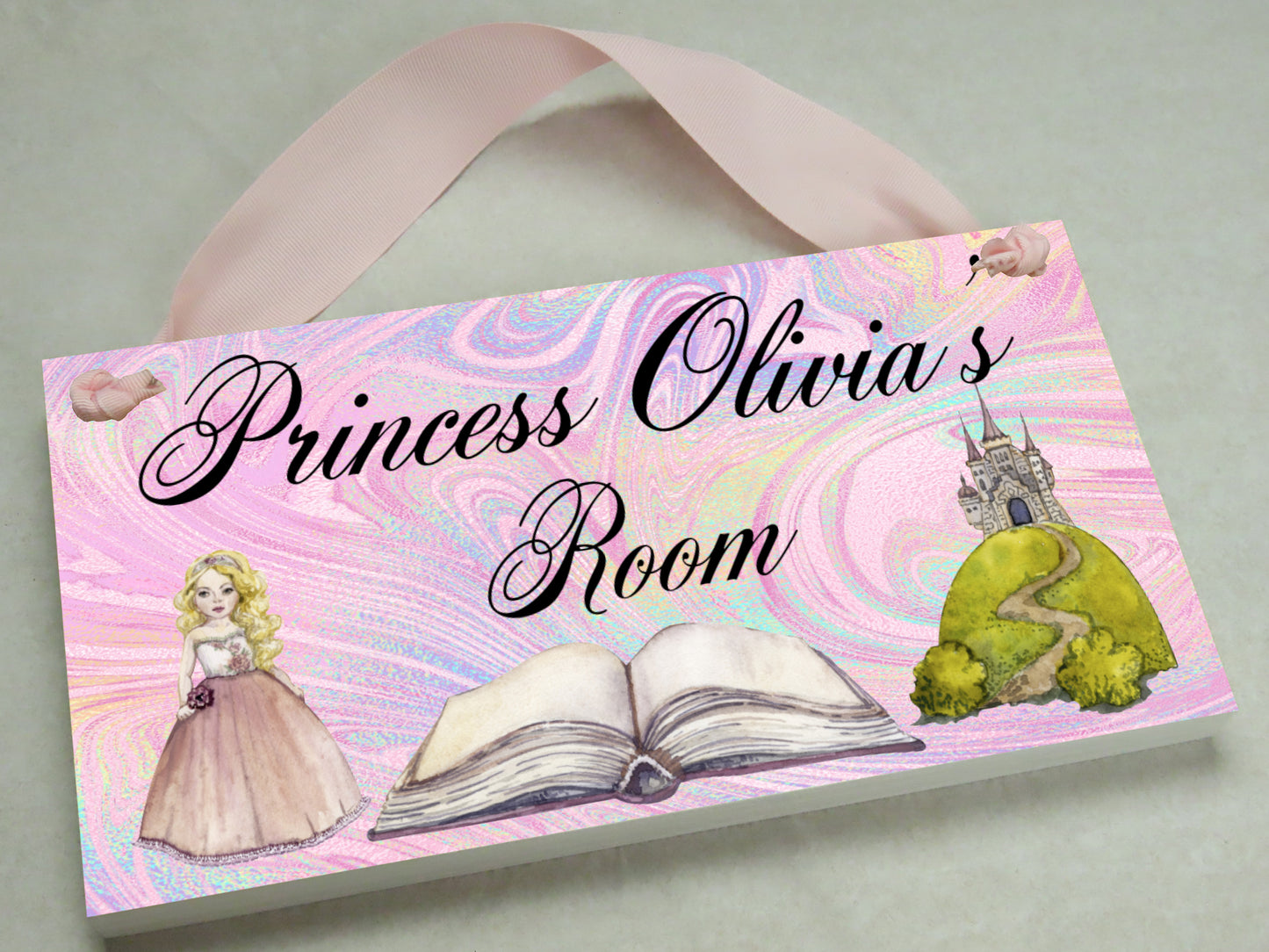 Pink Princess Door Sign