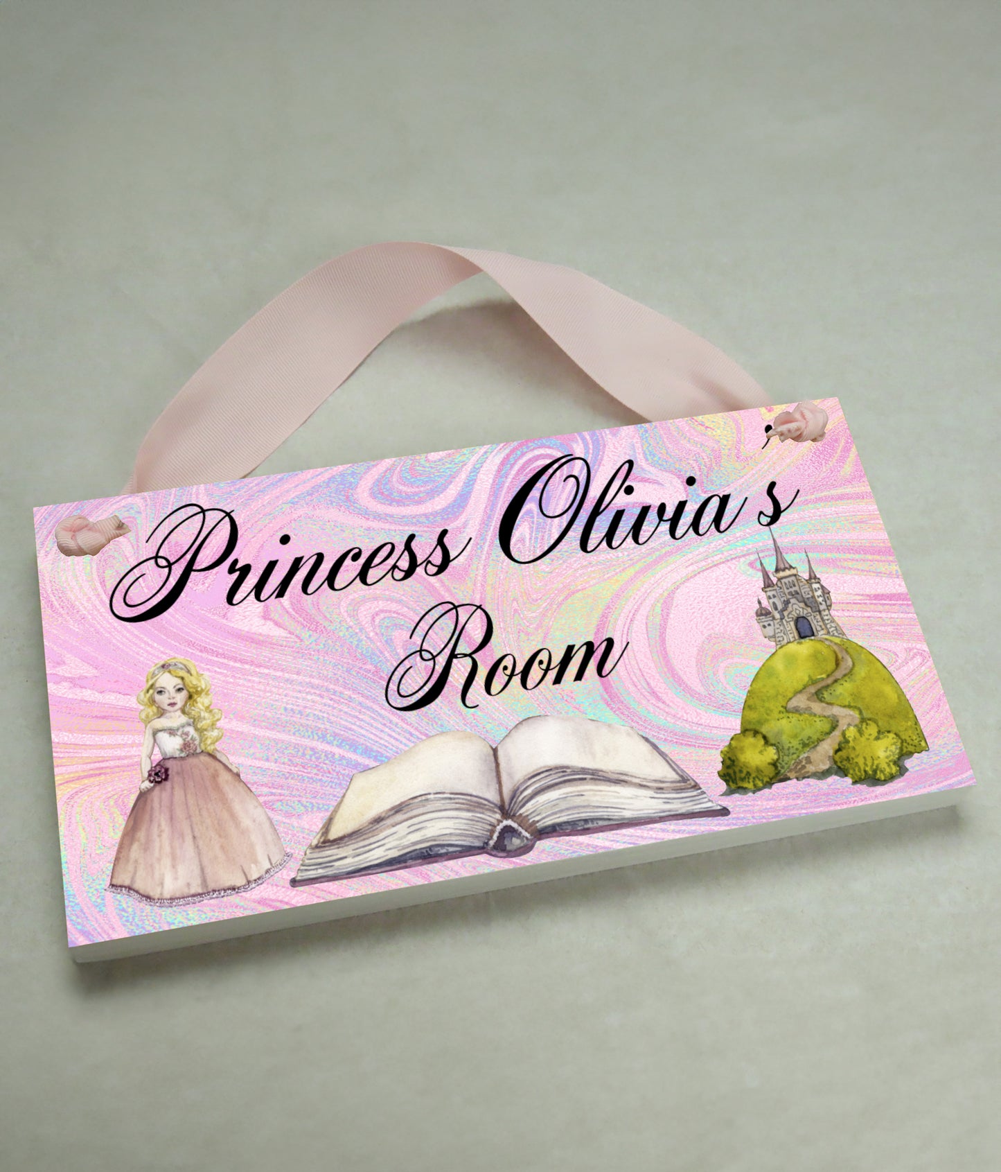 Pink Princess Door Sign