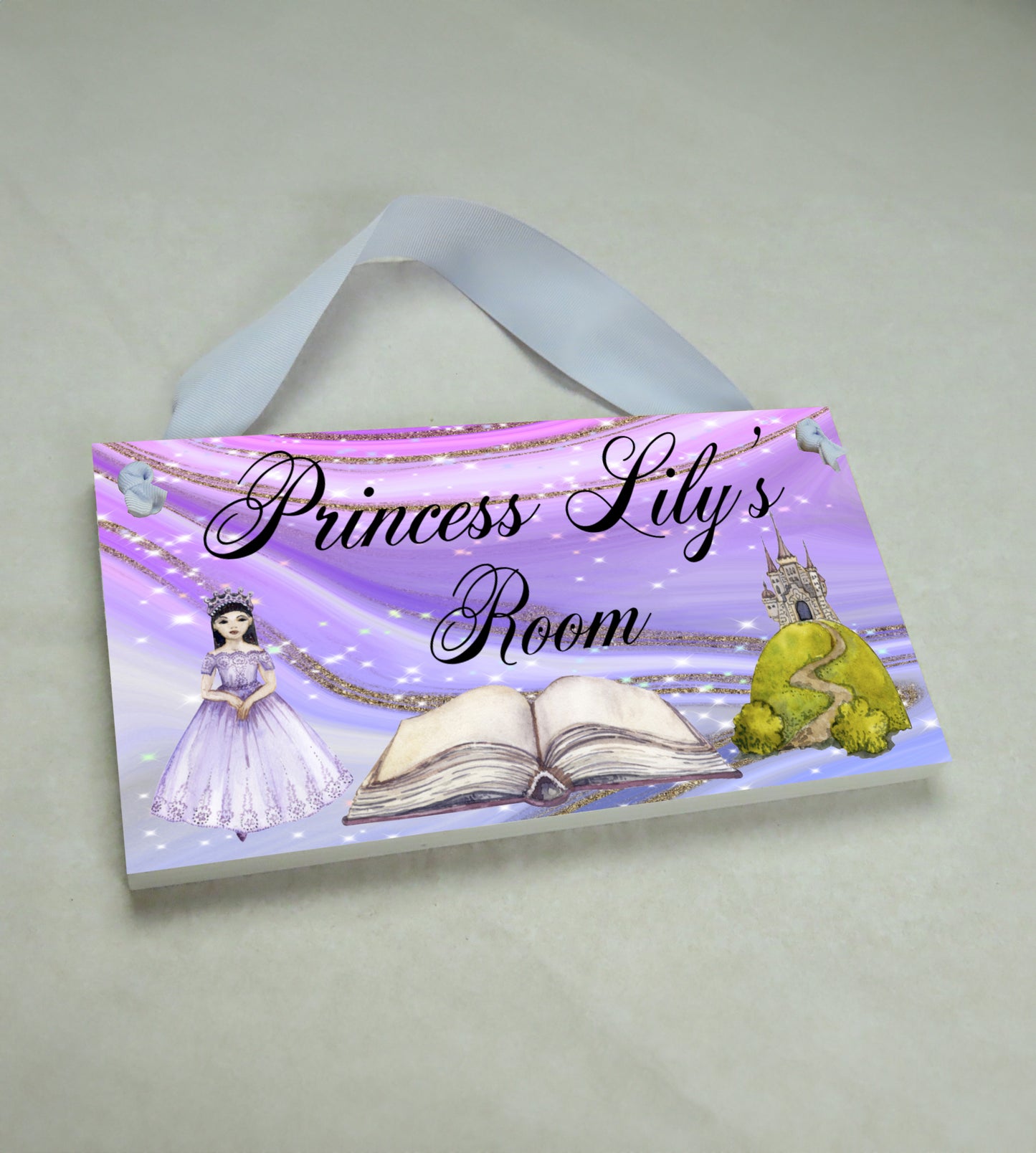 Purple Princess Door Sign