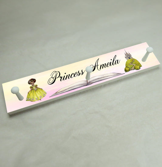 Yellow Princess Coat Rack